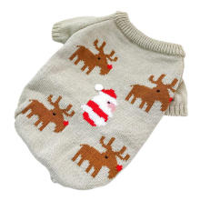 French Bulldog Autumn and Winter New Christmas Sweater Elk Sweater Corgi Dog Clothing Fat Dog Clothes